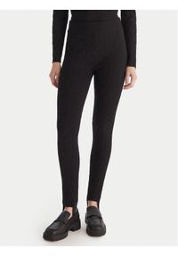 MICHAEL Michael Kors Legginsy MF530W7JWV Czarny Slim Fit. Kolor: czarny. Materiał: syntetyk #1