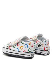 Converse Tenisówki Chuck Taylor All Star Cribster Easy On Doodles A06353C Biały. Kolor: biały