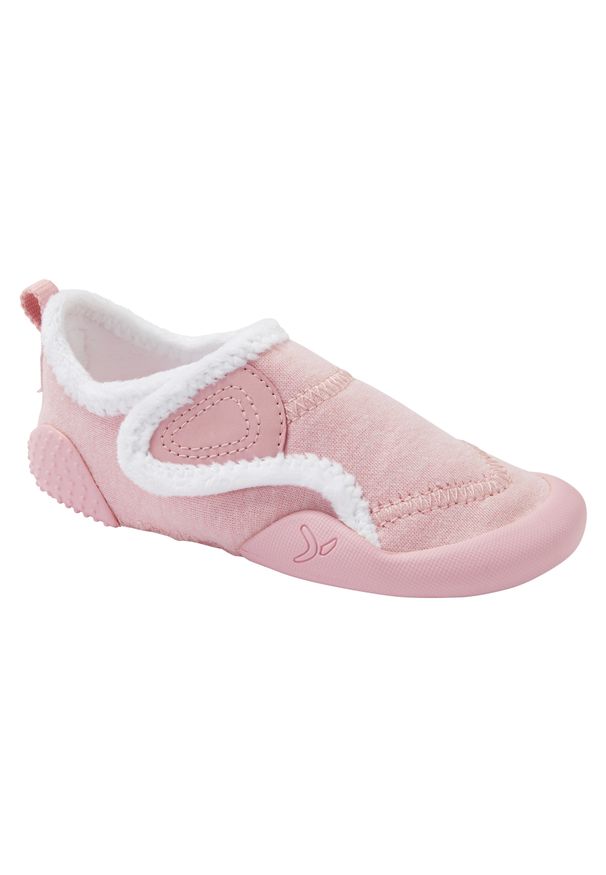 Decathlon - Buty dla dzieci Domyos Babylight 550. Kolor: różowy, biały, wielokolorowy