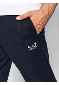 EA7 Emporio Armani Spodnie dresowe 8NPP53 PJ05Z 0578 Granatowy Slim Fit. Kolor: niebieski. Materiał: dresówka, bawełna #6