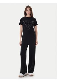 Guess T-Shirt V2YI07 K8HM0 Czarny Regular Fit. Kolor: czarny. Materiał: bawełna #5