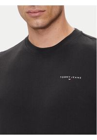 Tommy Jeans Longsleeve Linear DM0DM18551 Czarny Slim Fit. Kolor: czarny. Materiał: bawełna. Długość rękawa: długi rękaw #5