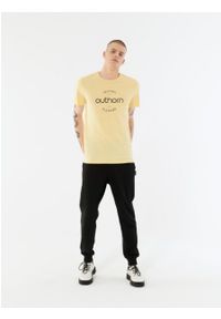 outhorn - T-shirt z nadrukiem męski. Materiał: jersey, materiał, wiskoza, bawełna. Wzór: nadruk #5