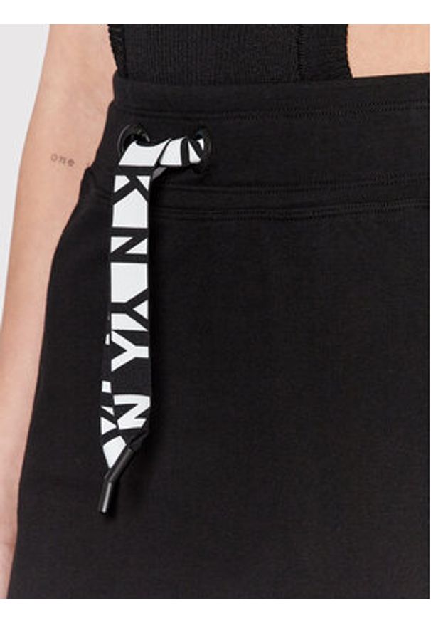 DKNY Sport Spódnica dresowa DP2S5017 Czarny Regular Fit. Kolor: czarny. Materiał: bawełna. Styl: sportowy