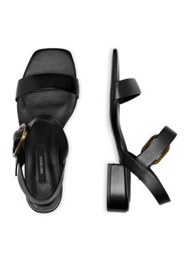 Gino Rossi Sandały TERANOVA-113494 Czarny. Kolor: czarny. Materiał: skóra