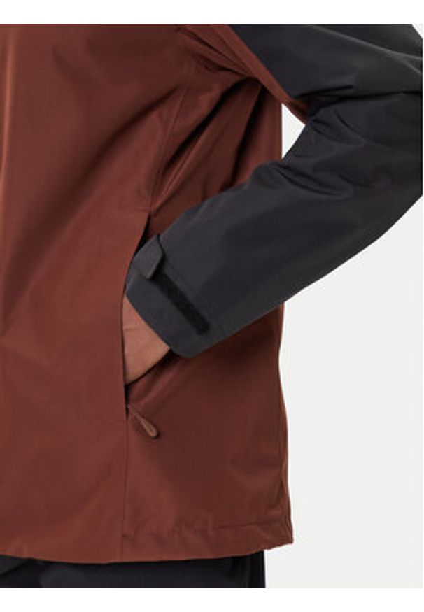 Jack Wolfskin Kurtka outdoor Taubenberg 3in1 1115311 Brązowy Regular Fit. Kolor: brązowy. Materiał: syntetyk. Sport: outdoor
