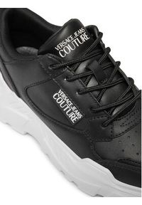 Versace Jeans Couture Sneakersy Speedtrack 77VA3SC2 Czarny. Kolor: czarny. Materiał: skóra