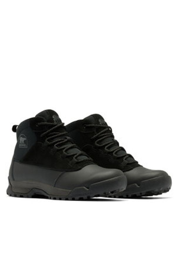 sorel - Sorel Trekkingi Buxton Lite Lace Plus Wp 2084871010 Czarny. Kolor: czarny. Materiał: zamsz, skóra. Sport: turystyka piesza