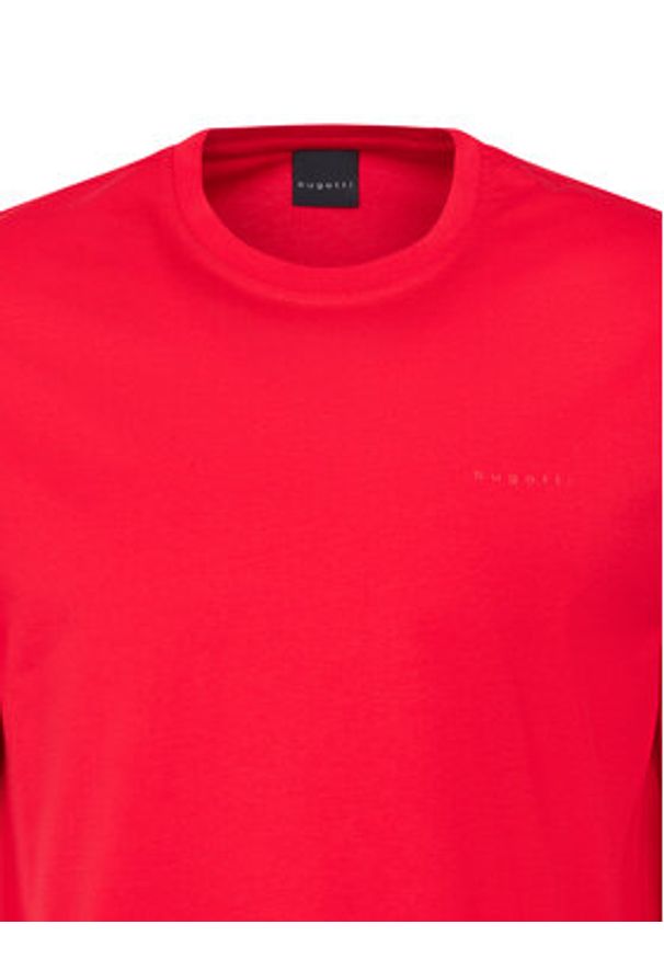 Bugatti T-Shirt 8350-75040C Czerwony Regular Fit. Kolor: czerwony. Materiał: bawełna