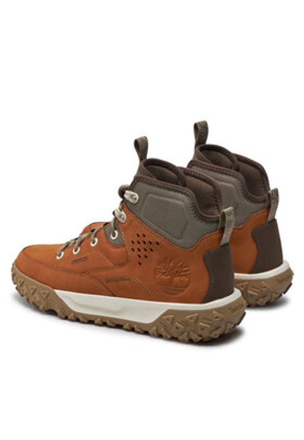 Timberland Sneakersy TB1A62VC2311 Brązowy. Kolor: brązowy. Materiał: skóra