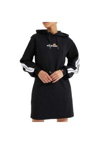 Bluza turystyczna sukienka damska Ellesse Siccus Dress. Kolor: czarny. Materiał: bawełna