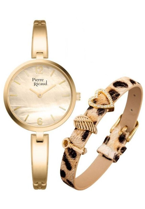 Zegarek damski Pierre Ricaud P22092.115SQ152.LEO złoty. Kolor: złoty