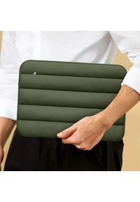 TECH-PROTECT - Etui Tech-Protect Fluffy Laptop 15-16 zielony. Kolor: zielony. Materiał: materiał. Styl: elegancki, casual #5