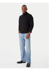 Calvin Klein Golf LV04LD215G Czarny Regular Fit. Typ kołnierza: golf. Kolor: czarny. Materiał: syntetyk #3