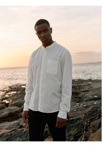 Blend Koszula 20716369 Biały Regular Fit. Kolor: biały. Materiał: bawełna #4