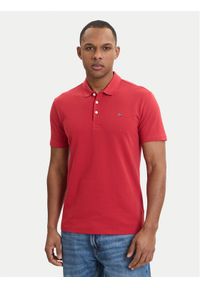 Napapijri Polo Ealis NP0A4H8B Czerwony Regular Fit. Typ kołnierza: polo. Kolor: czerwony. Materiał: bawełna #1