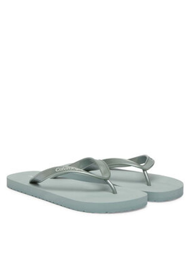 Calvin Klein Japonki Arwa HW0HW02956 Zielony. Kolor: zielony. Materiał: syntetyk