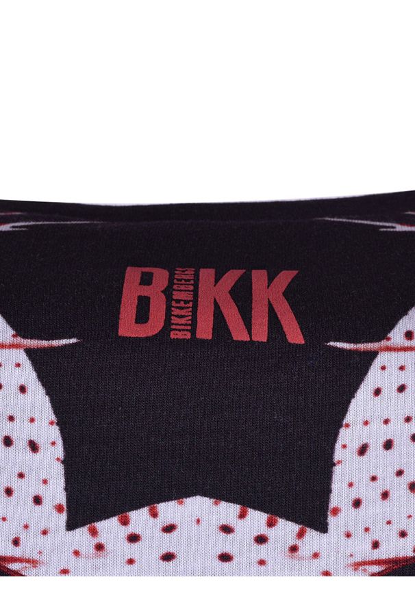 Bikkembergs T-Shirt | C 7 51S FJ M B044 | Mężczyzna | Czarny, Czerwony. Okazja: na co dzień. Kolor: czarny, czerwony, wielokolorowy. Materiał: bawełna. Wzór: nadruk. Styl: casual