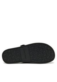 Calvin Klein Sandały Flat Adj Slide Eyelet HW0HW02489 Czarny. Kolor: czarny. Materiał: skóra #2