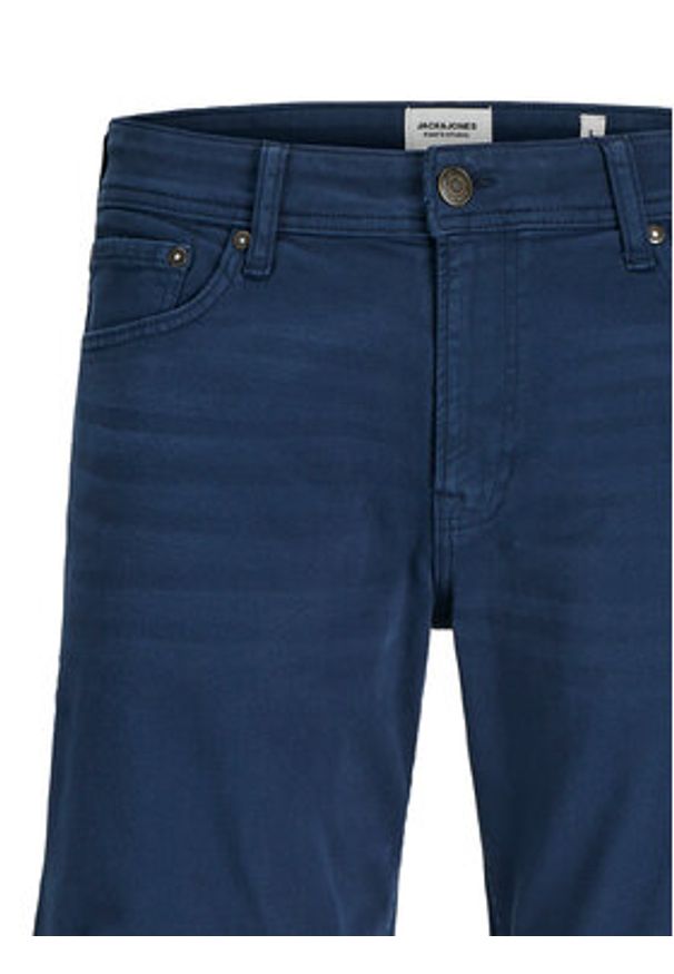 Jack & Jones - Jack&Jones Szorty jeansowe Rick 12274985 Granatowy Regular Fit. Kolor: niebieski. Materiał: bawełna