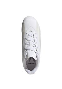 Adidas - Buty adidas X Crazyfast.4 FxG Jr IE1589 białe. Kolor: biały. Materiał: materiał, syntetyk. Szerokość cholewki: normalna #4