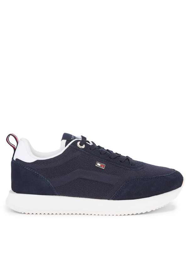 TOMMY HILFIGER - Sneakersy Tommy Hilfiger. Kolor: niebieski