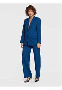 GESTUZ - Gestuz Spodnie materiałowe Ottavia 10906521 Niebieski Relaxed Fit. Kolor: niebieski. Materiał: materiał, wiskoza