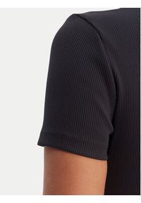 Fracomina T-Shirt FP26ST3001J42701 Czarny Slim Fit. Kolor: czarny. Materiał: syntetyk #3