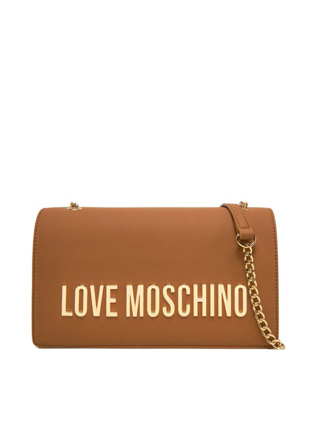 Love Moschino - LOVE MOSCHINO Torebka JC4192PP1MKD0201 Brązowy. Kolor: brązowy. Materiał: skórzane