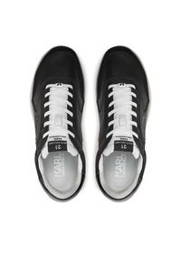 Karl Lagerfeld - KARL LAGERFELD Sneakersy KL53438 Czarny. Kolor: czarny. Materiał: skóra