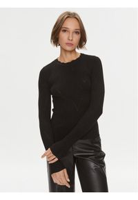only - ONLY Sweter 15294463 Czarny Regular Fit. Kolor: czarny. Materiał: syntetyk #1