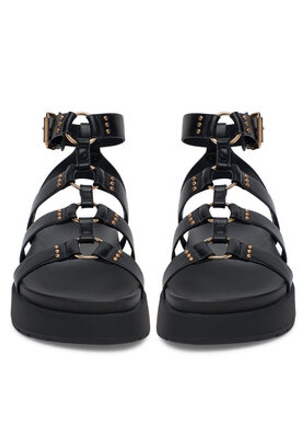 DeeZee Loafersy HY69916-1 Czarny. Kolor: czarny. Materiał: skóra