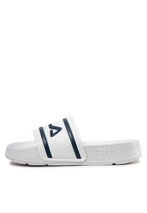 Fila Klapki Morro Bay Slipper Jr 1010934.1FG Biały. Kolor: biały