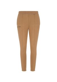SELF LOVE - Kamelowe spodnie dresowe Aspen. Kolor: beżowy. Materiał: dresówka #4