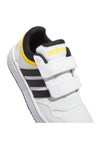 Adidas - Buty adidas Hoops 3.0 Cf C Jr IF5316 białe. Zapięcie: rzepy. Kolor: biały. Materiał: guma, syntetyk. Szerokość cholewki: normalna #4