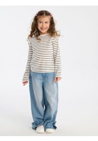 Sinsay - Koszulka w paski z długimi rękawami - wielobarwny. Długość rękawa: długi rękaw. Długość: długie. Wzór: paski #1