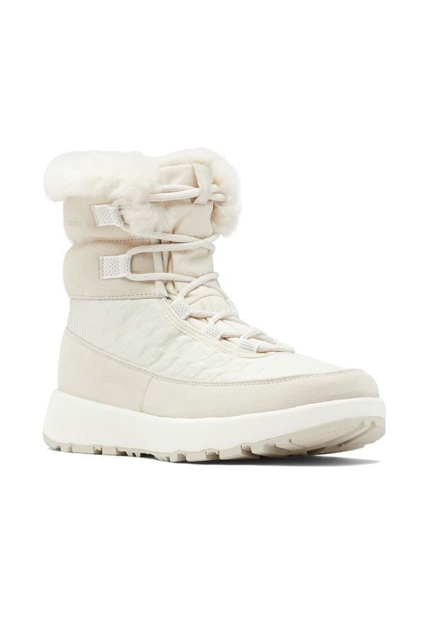 columbia - Śniegowce damskie Columbia Slopeside Peak Luxe V2. Kolor: beżowy. Sezon: zima