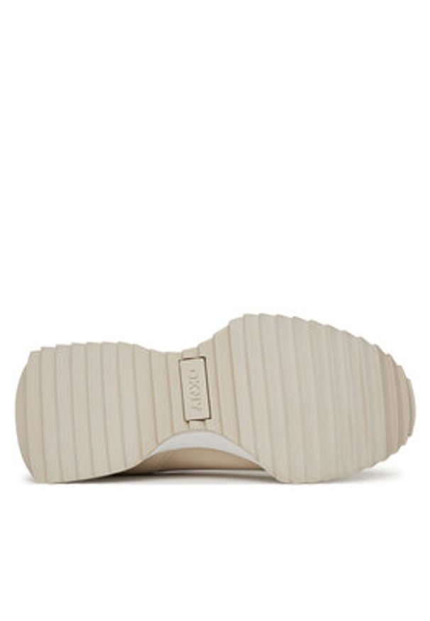 DKNY Sneakersy Nallen K1562302 Khaki. Kolor: brązowy. Materiał: materiał