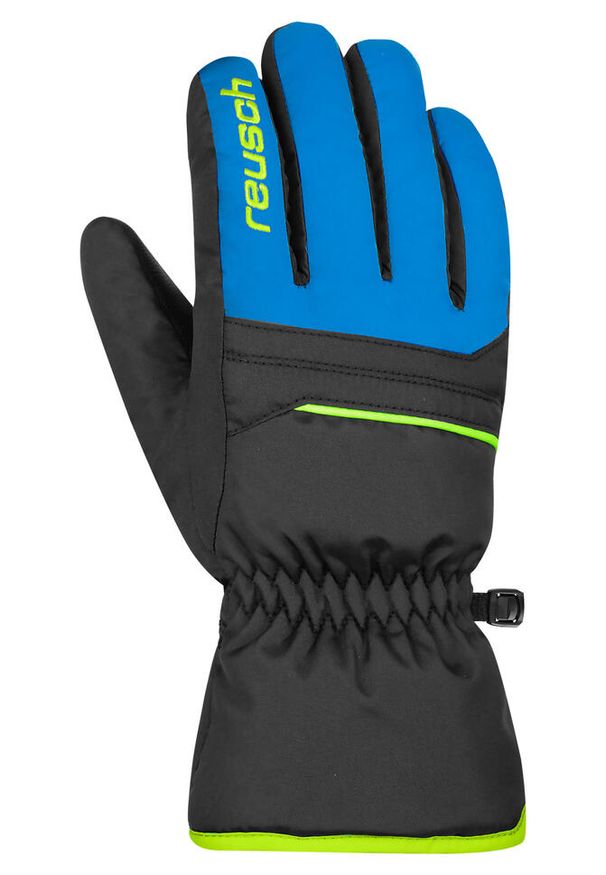 Dziecięce rękawice narciarskie Reusch Alan. Kolor: wielokolorowy, żółty, czarny. Wzór: kolorowy. Sport: narciarstwo