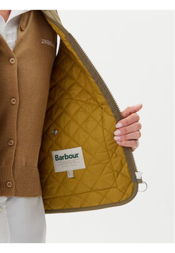 Barbour Bezrękawnik LGI0194GN32 Zielony Regular Fit. Kolor: zielony. Materiał: syntetyk. Długość rękawa: bez rękawów