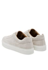 Calvin Klein Sneakersy Clean Cup Low Laceup Oxf Su HM0HM01880 Beżowy. Kolor: beżowy. Materiał: skóra #5