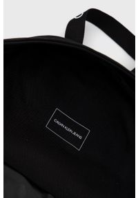 Calvin Klein Jeans Plecak męski kolor czarny duży gładki. Kolor: czarny. Wzór: gładki #5