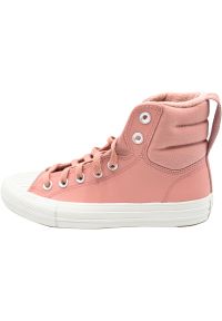 Buty Converse Chuck Taylor All Star Berkshire, Dla obu płci. Kolor: różowy. Materiał: skóra, materiał. Model: Converse All Star