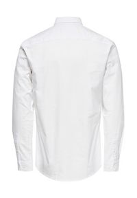 Only & Sons Koszula Neil 22019669 Biały Slim Fit. Kolor: biały. Materiał: bawełna #5