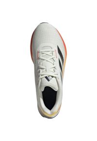 Adidas - Buty do biegania adidas Duramo Sl IE7966 białe. Kolor: biały. Materiał: materiał. Szerokość cholewki: normalna