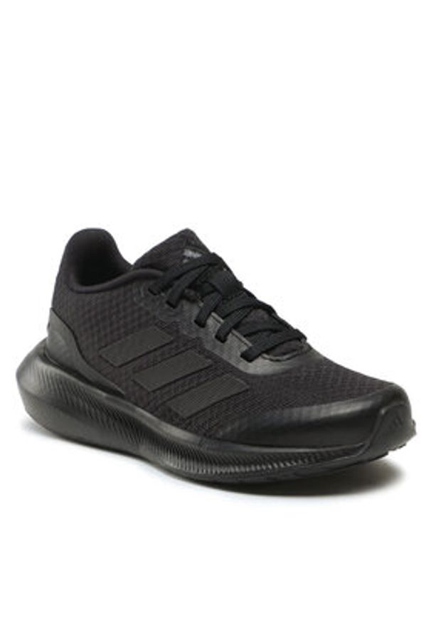Adidas - adidas Buty do biegania RunFalcon 3 Sport Running Lace Shoes HP5842 Czarny. Kolor: czarny. Materiał: mesh, materiał. Sport: bieganie