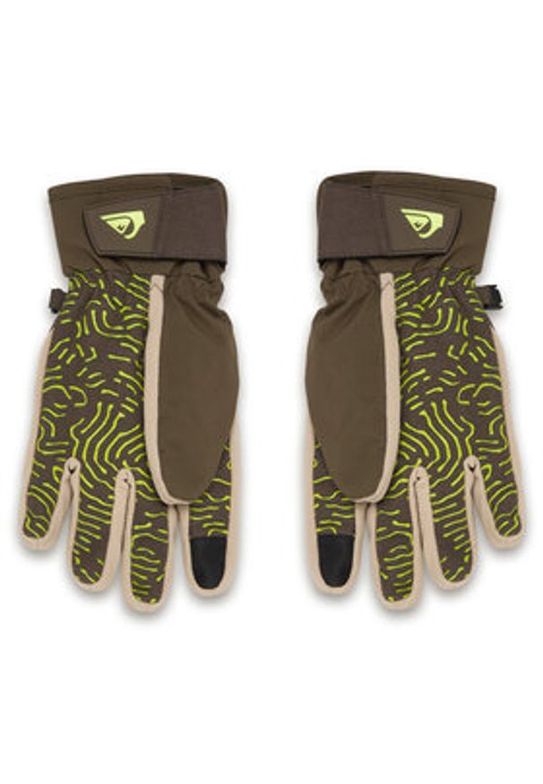 Quiksilver Rękawice narciarskie Method EQYHN03204 Kolorowy. Materiał: poliester. Wzór: kolorowy. Sport: narciarstwo