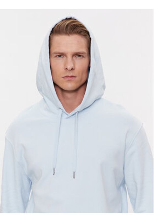 Calvin Klein Jeans Bluza Modern Metals J30J324631 Błękitny Regular Fit. Kolor: niebieski. Materiał: bawełna