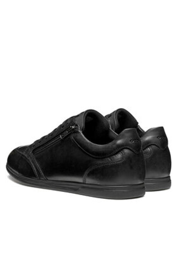 Geox Sneakersy U Renan U564GA 000FF C9999 Czarny. Kolor: czarny. Materiał: skóra