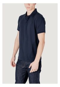 EA7 Emporio Armani Polo 7M000228 AF10373 UB102 Granatowy Regular Fit. Typ kołnierza: polo. Kolor: niebieski. Materiał: bawełna #4